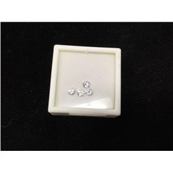 Cubic Zirconia Stones (4 pcs) 4 Cts