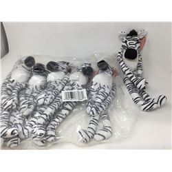 Lot of 18inch Plush Zebras (6)