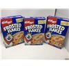 Image 1 : Lot of Kellogg's Frosted Flakes Cereal (3 x 425g)