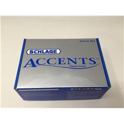 Schlage Accents Lever Set- Nickel