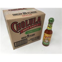 Case of Cholula Chili Lime Hot Sauce (12 x 150ml)