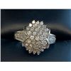 Image 2 : Ladies Stunning 14 KT Gold Diamond Cluster Dress Ring 1.14 ct weight - Appraisal $7900.00