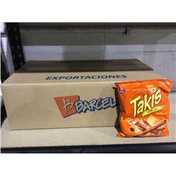 Case of Takis Xplosion Zesty Nacho Tortilla Chips (18 x 90g)