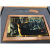 Image 1 : NEW Commemorative set framed hardwood case with collector Browning Model 322247 Burl Handle whitetai