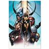 Image 1 : Marvel Comics "New Avengers #10" Numbered Limited Edition Giclee on Canvas by David Finch with COA.