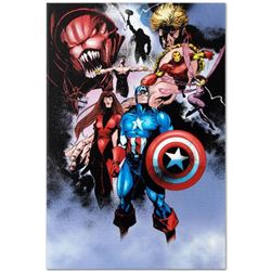 Marvel Comics "Avengers #99 Annual" Numbered Limited Edition Giclee on Canvas by Leonardo Manco with