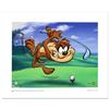 Image 1 : "Taz Tee Off" Limited Edition Giclee from Warner Bros., Numbered with Hologram Seal and Certificate 