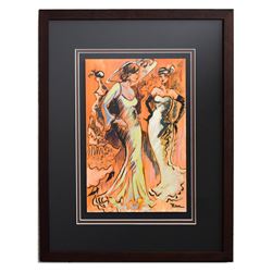 Patricia Govezensky- Original Watercolor "The Event"