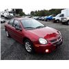 Image 2 : A1 --  2003 DODGE SX 2.0 , Red , 60446  KM's "" Donate a Car""  "NO RESERVE"