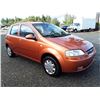 Image 2 : B2 --  2006 CHEVROLET AVEO  , Orange , 211695  KM's