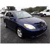 Image 2 : A12E --  2005 TOYOTA MATRIX XR  , Blue , 299999 ODO Stopped  KM's