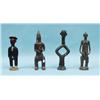 Image 1 : A lot of 4 various African tribal earthenware fig