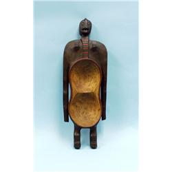 Antropomorphic figure. An unusual carved and hand