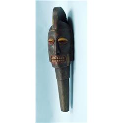Head of a Warrior Chief. A large African tribal w