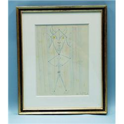 JEAN COCTEAU (1883-1963) French school. "Faune". 