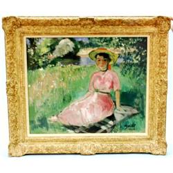 FRANCOIS GALL (1912-1987) French school. "Young l