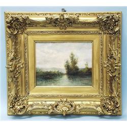 H. JOUVET - 19th Century French School. "Riversca