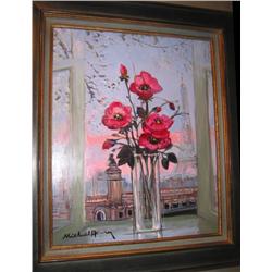 MICHEL-HENRY - 20th century French school. "Still