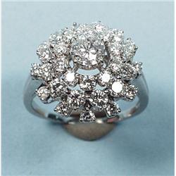 TIFFANY and Co - A very good platinum and diamond