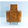 Image 1 : An unusual antique English parquetry decorated sa