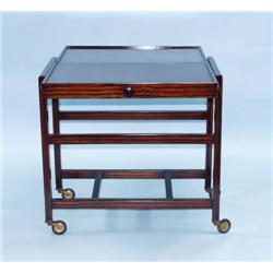 ART DECO - A good French macassar ebony 2-tiered 