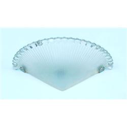 R. LALIQUE - "PERLES". A pair of clear and froste