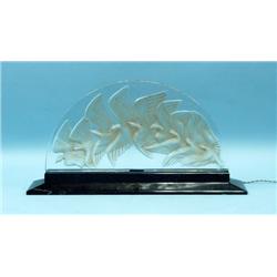 LALIQUE, FRANCE - An important brown patinated Fr