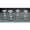 Image 1 : R. LALIQUE, FRANCE - "RAMEAUX". A rare set of fou