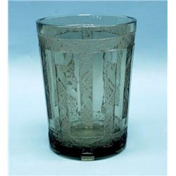 R. LALIQUE, FRANCE - "Grimpereaux". A smoked crys