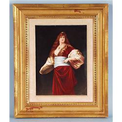 Tochter des Kalifen. A fine antique German K.P.M.