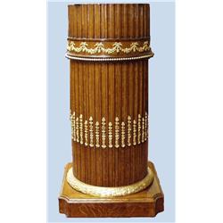 An unusual antique French Empire style kingwood p