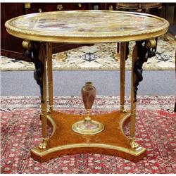 An F. LINKE design antique French gilt bronze and