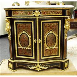 A fine antique French Empire style cabinet. Eboni