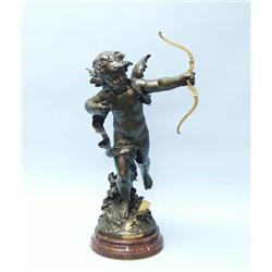 AUGUSTE MOREAU (1855-1919) French school. "La Pre