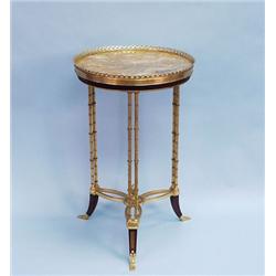 A pair of fine French Empire style gilt bronze ci