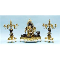 The BACCHANALE. A magnificent antique French thre