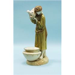 ROYAL WORCHESTER, ENGLAND - "The Water Girl." A w