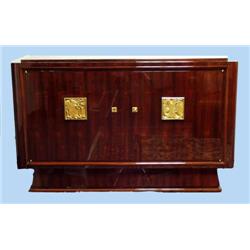 ART DECO - JULES LELEU. A fine French polished fr