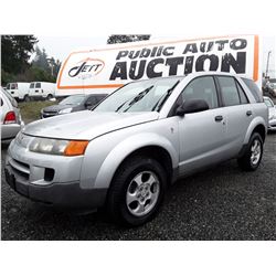 J6 --  2003 SATURN VUE , Grey , 168,756 MILES