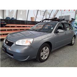 B2 --  2007 CHEVROLET MALIBU LT , Blue , 207493  KM's