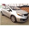 Image 2 : B1 --  2013 KIA RIO LX , Grey , 206689  KM's