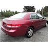 Image 3 : L2 --  2004 HONDA ACCORD LX , Red , 224169  KM's