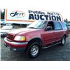 Image 1 : M1 --  2001 FORD EXPEDITION XLT , Red , 301118  KM's