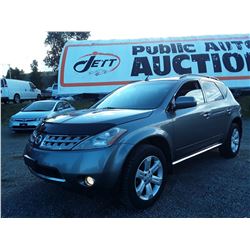 D6 --  2006 NISSAN MURANO SL , Grey , 274793  KM's