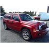 Image 2 : O1 --  2008 JEEP PATRIOT SPORT , Red , 217896  KM's