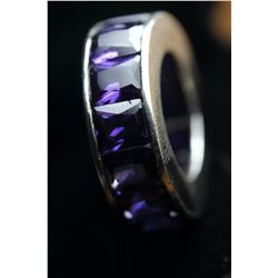 Stunning Amethyst Eternity Band 45.25 Carats