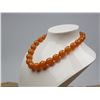 Image 1 : Vintage Natural Baltic Amber Beads Necklace 55.00 Grams