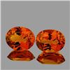 Image 1 : NATURAL CINNAMON ORANGE HESSONITE GARNET PAIR