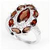 Image 1 : Natural African Garnet 21.46 Cts Ring