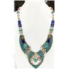 Image 1 : Tibet Natural Stone Tribal Queen Royal Necklace
